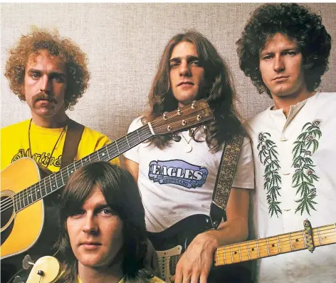  ?? FOTO: IMAGO ?? Die Eagles 1973 (v.l.): Bernie Leadon, Randy Meisner, Glenn Frey und Don Henley.