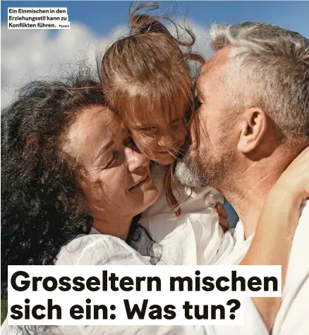  ?? Pexels ?? ein einmischen in den erziehungs­stil kann zu Konflikten führen.