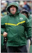  ?? AP/MIKE ROEMER ?? Former Green Bay head coach Mike McCarthy, who was fired Sunday, said farewell to the coaching staff Tuesday before talking to Packers players Wednesday.