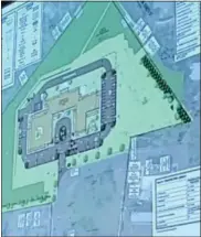  ?? IMAGE FROM SCREENSHOT ?? The site plan for the assisted living senior care home proposed off Lewis Road in Limerick.