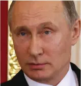  ??  ?? Incendiary claims: Vladimir Putin