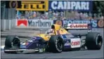  ??  ?? El Williams FW14B de 1992.