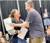  ?? ?? Right: Chairo year 12 students Jess Rumble and Lewis Neale will star as Golde and Tevye.