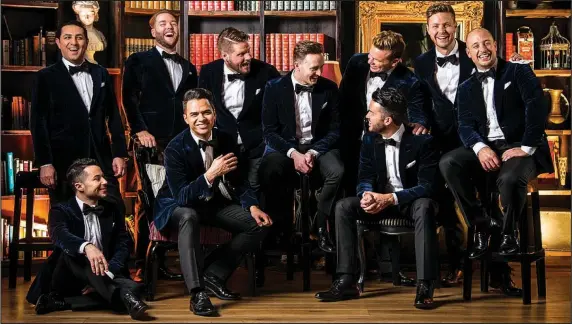  ?? Courtesy photos ?? The Ten Tenors, arguably Australia’s most successful internatio­nal touring act, bring this year’s “Wish You Were Here 20th Anniversar­y Tour” to Fort Smith on Nov. 12.