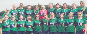  ?? ?? The Shamrocks’ juniors who beat Portlaw Ballyduff in their WLGFA junior semi-final last Sunday.