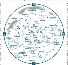  ?? Grafik: AZ Grafik, dpa ?? SSo sieht der Sternenhim­mel im Monat Mai aus.