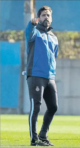  ?? MANEL MONTILLA ?? Quique Sánchez Flores El técnico confía en que su equipo haga un buen papelFOTO: