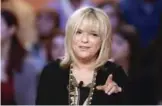  ??  ?? In this file photo taken on October 30, 2012 French singer France Gall takes part in the TV show ìLe grand journalî on a set of French TV Canal+ in Paris.