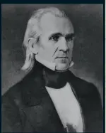  ??  ?? James Polk, USA:s 11:e president, löste gränstvist­en i Oregon-territorie­t.