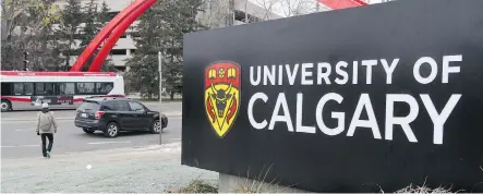  ?? CHRISTINA RYAN/ CALGARY HERALD ?? Senior academics at U of C have alleged Enbridge Inc. interfered in the university’s Centre for Corporate Sustainabi­lity, after Enbridge provided a donation to fund the think- tank.