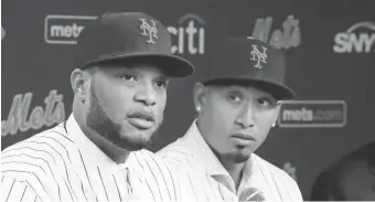  ??  ?? The Mets acquired eight-time All-Star second baseman Robinson Cano and major league saves leader Edwin Diaz from the Mariners.