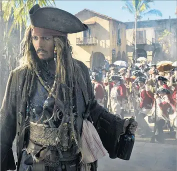 ?? Peter Mountain Disney ?? HACKERS CLAIMED to have stolen the latest “Pirates of the Caribbean” movie and threatened to release it in segments until their demands for ransom were met. It’s unclear whether Disney has paid the ransom.