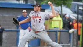  ?? DIGITAL FIRST MEDIA FILE ?? Marple Newtown’s Luke Zimmerman, seen in a file photo from 2017, homered twice and doubled in a 13-2 win Tuesday over Heritage Christian in Orlando, Fla.