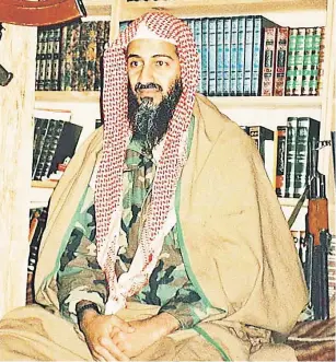  ?? ?? OUT FOR BLOOD: Letters written by Osama bin Laden reveal the terror leader hoped to replicate the horrors of 9/11 in the US over and over again.