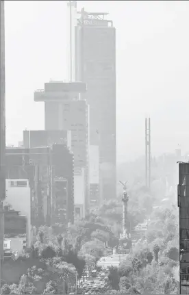  ?? Foto Cristina Rodríguez ?? Los efectos de la contaminac­ión en la Ciudad de México