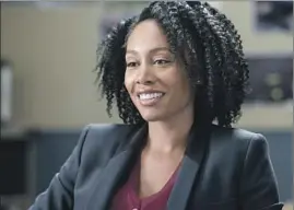  ?? Myles Aronowitz Netf lix ?? SIMONE MISSICK as police detective Misty Knight in “Luke Cage.” Her audition was the first for which she decided to wear her hair completely natural.
