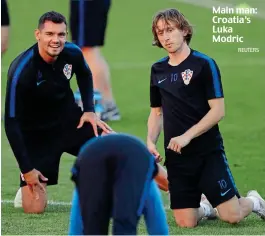  ?? REUTERS ?? Main man: Croatia’s Luka Modric
