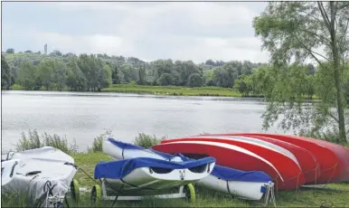  ??  ?? Ashford Conningbro­ok lake has been closed again due to blue-green algae problems