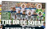  ??  ?? THE SHADOWSHAD­OW OFOF 2014: 34 drug-testing samples from the last Russian World Cup squad may have been ‘manipulate­d’