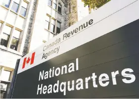  ?? CHRIS ROUSSAKIS/QMI AGENCY ?? Canada Revenue Agency has asked Canadians to limit their calls to certain topics only.