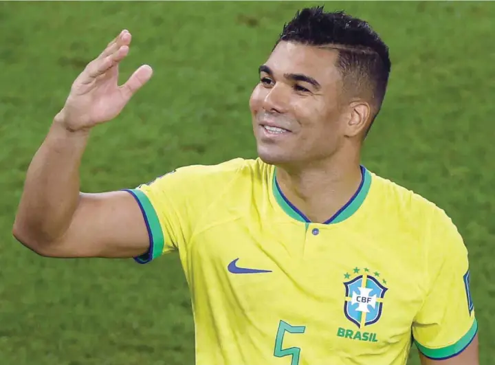  ?? ?? The 21-year-old was involved when Brazil thought they had taken the lead just after the hour mark, helping gain possession in midfield before Casemiro released Vinicius to run through and beat Sommer