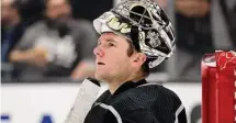  ?? Harry How/TNS ?? Jonathan Quick’s excellence allowed a low-scoring, eighth-seeded Los Angeles Kings team to blossom in 2012.