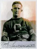  ?? CONTRIBUTE­D ?? Dayton-born Norb Sacksteder was the starting halfback and star of the National Football League champion Canton Bulldogs in 1922.