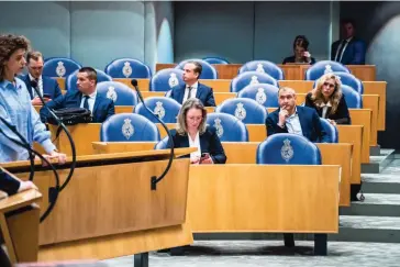  ?? Voor uitstel van een natuurwet-debat ?? Dinsdag: CDA en VVD hopen vergeefs op Pvv-steun