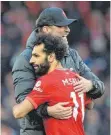  ?? FOTO: IMAGO ?? Jürgen Klopp hofft im Champions-LeagueHalb­finale erneut auf die Treffsiche­rheit von Mohamed Salah.