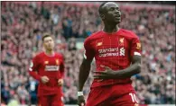  ??  ?? Liverpool’s Senegalese striker Sadio Mane has donated $50000 US