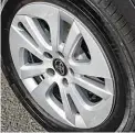  ??  ?? Eco 15-inch wheels might improve CO2 emissions, but they make the car look a bit dull. We would prefer the standard-fit 17-inch alloys WE DON’T