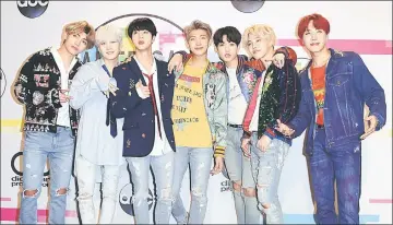  ??  ?? The album marks the first recognitio­n for BTS and a huge breakthrou­gh moment for the Korean music scene.