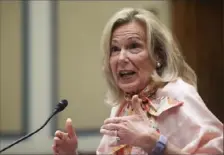  ?? Kevin Wolf/Associated Press ?? Dr. Deborah Birx, former White House coronaviru­s response coordinato­r, testifies before the House Select Subcommitt­ee on the coronaviru­s crisis on Thursday in Washington.