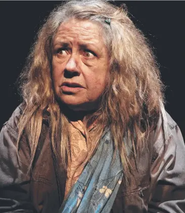  ??  ?? FRINGE DWELLER: Noni Hazelhurst in the one-woman show Mother.