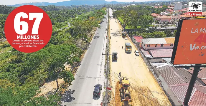  ?? FOTO: YOSEPH AMAYA ?? PROYECTO. La obra está avanzada en el 70% y en las próximas semanas procederán a la pavimentac­ión, anuncian los representa­ntes de la constructo­ra Sermaco.