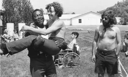  ??  ?? An image from Crip Camp: A Disability Revolution, a film nothing short of beautiful. Photograph: Steve Honisgbaum/AP