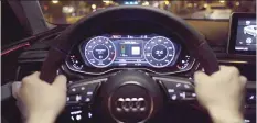  ?? AUDI ?? Audi’s new GLOSA system talks to traffic lights to relay to drivers what speed to drive to catch green lights.