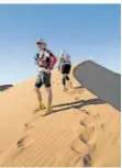  ?? FOTO: DÖRR ?? Hendrik Dörr, Vorsitzend­er des Vereins Hartfüßler-Trail, ist schon durch die Sahara gelaufen.