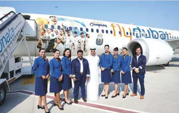  ?? ?? ■ After operating 1,290 flights between Dubai and Doha during the month-long Fifa World Cup and seeing an exceptiona­l performanc­e during Expo 2020, flydubai will be able to sustain the same levels of air travel demand in 2023 as well, said CEO Ghaith Al Ghaith.