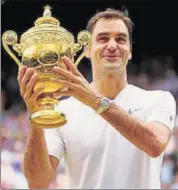  ?? GETTY IMAGES ?? Roger Federer beat Marin Cilic to win the 2017 Wimbledon title for his eighth triumph at the grasscourt Major.