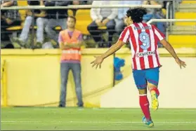  ?? FOTO: SIRVENT ?? Este tanto de Falcao en 2012 mandó al Villarreal a Segunda división