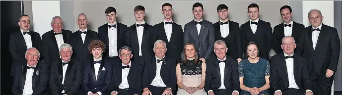  ??  ?? Munster GAA Award winners for 2018 at the awards ceremony in Fota Island Resort in Cork last weekend including Kerry’s Sean O’Shea (Senior Footballer of the Year), Donal O’Sullivan (Under 20 Footballer of the Year), and Paul Walsh (Minor Footballer of the Year)