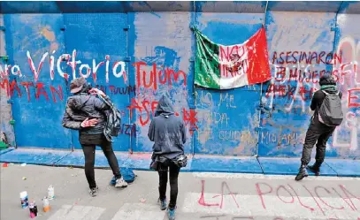  ?? JAVIER RÍOS ?? Las manifestac­iones en la capital se llevaron a cabo sin incidentes.