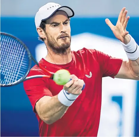  ?? Picture: Shuttersto­ck. ?? Andy Murray is plotting a schedule that will see him arrive at the US Open in the best shape.