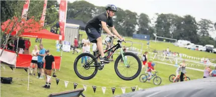  ??  ?? Brakes applied Coupar Angus Cycling Festival, pictured last year, and the Ballo Enduro will not take place this year