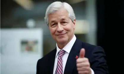  ??  ?? Jamie Dimon, CEO of JPMorgan Chase, has said that socialism produces ‘stagnation, corruption and often worse’. Photograph: Benoît Tessier/Reuters