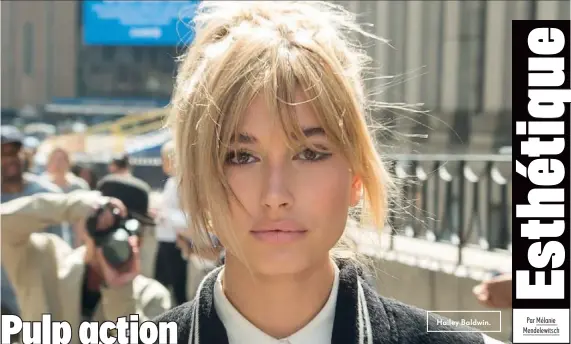  ??  ?? Hailey Baldwin.