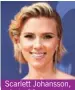  ??  ?? Scarlett Johansson, née le 22 novembre