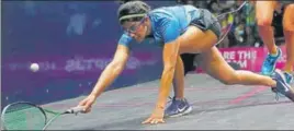  ?? GETTY IMAGES ?? Joshna Chinappa beat Tanvi Khanna 8-11, 11-6, 11-4, 11-7 in Chennai on Saturday.