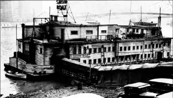  ?? Post-Gazette archive ?? Art Rooney Sr. was a secret owner of the Show Boat, a floating casino and speakeasy. After it was raided by Prohibitio­n agents in 1930, his partner Milton Jaffe and two others were convicted as owners and managers of the illegal operation.